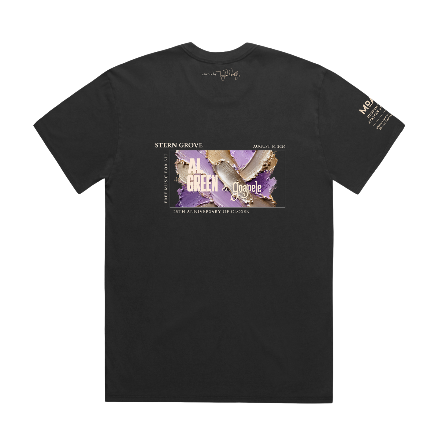 GOAPELE + AL GREEN LIVE AT STERNGROVE TEE - BLACK