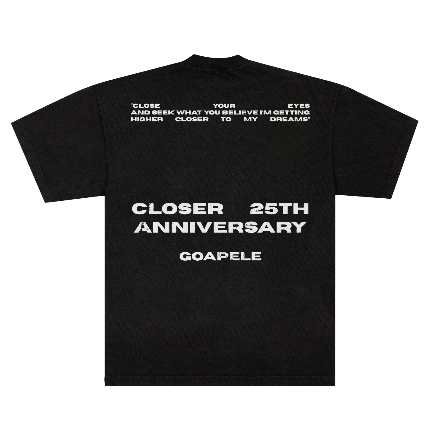 CLOSER TO MY DREAMS TEE - BLACK