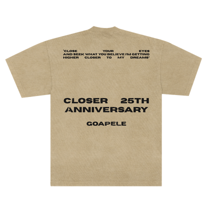 CLOSER TO MY DREAMS TEE - KHAKI