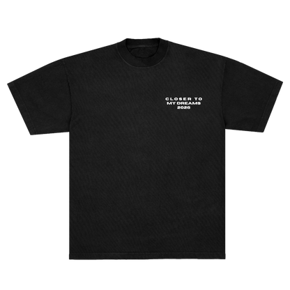 CLOSER TO MY DREAMS TEE - BLACK