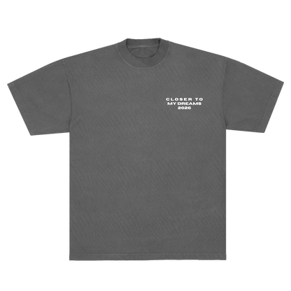 CLOSER TO MY DREAMS TEE - VINTAGE GREY