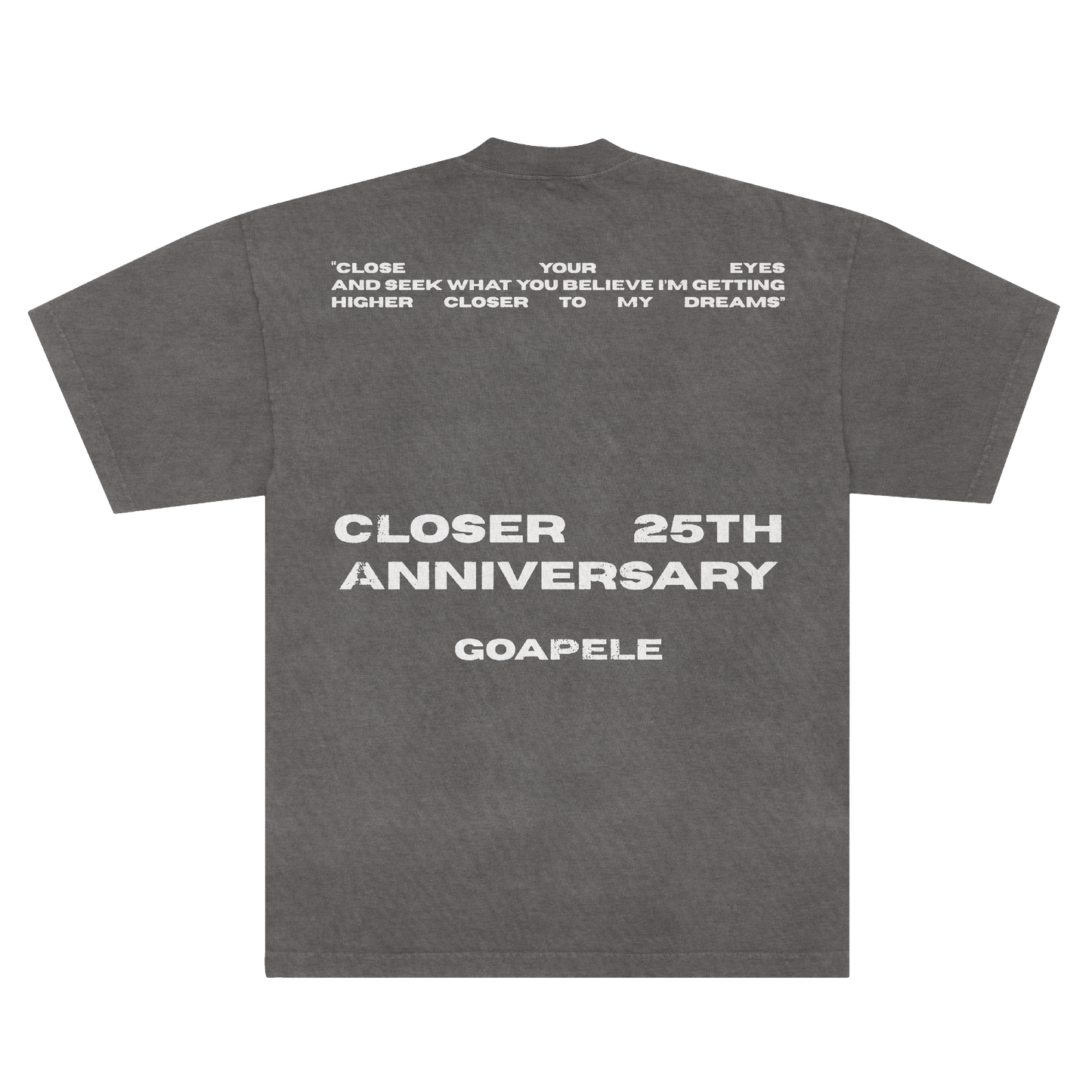 CLOSER TO MY DREAMS TEE - VINTAGE GREY